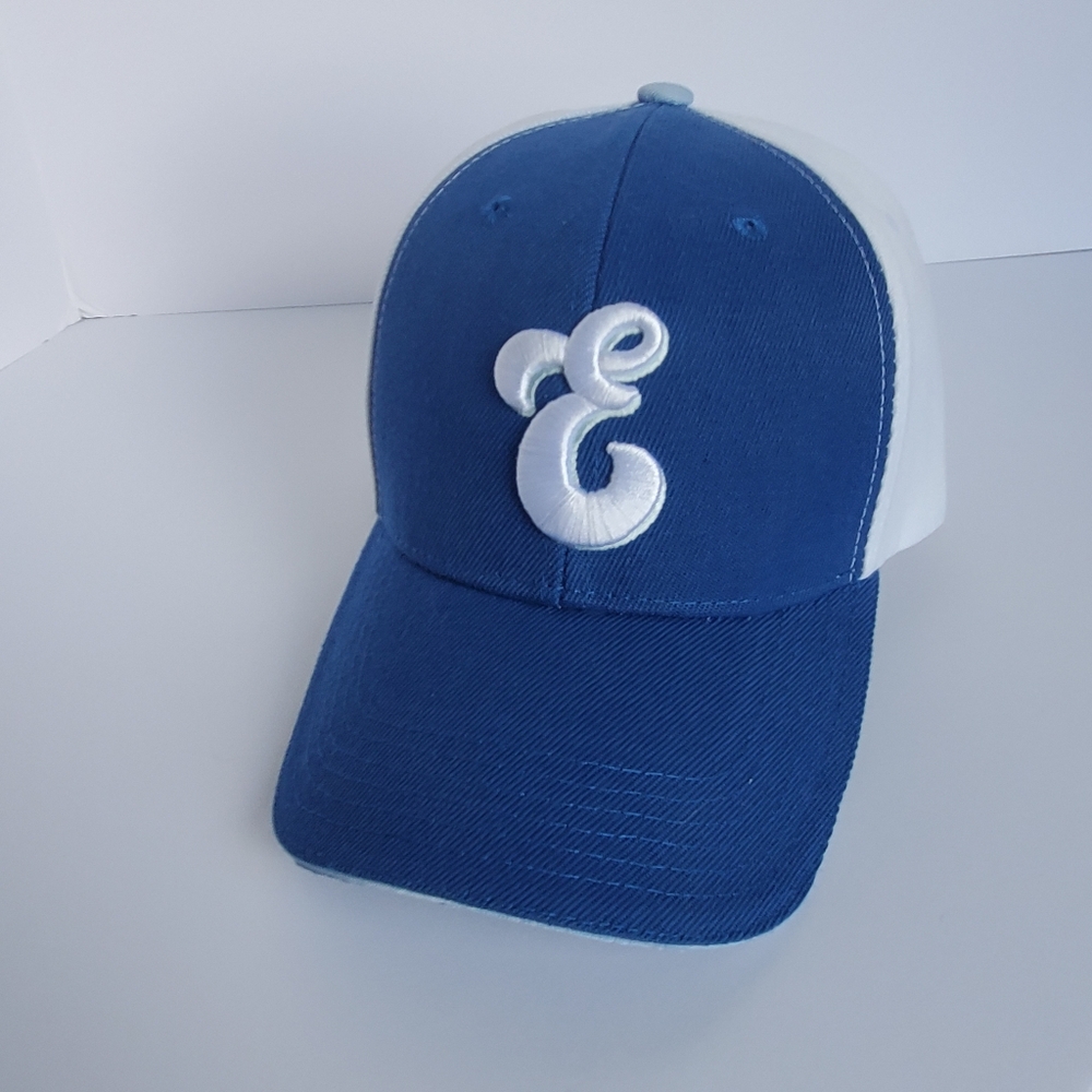 Evansville Otters Baseball Hat, Blue and White, Current Logo, Pre-owned